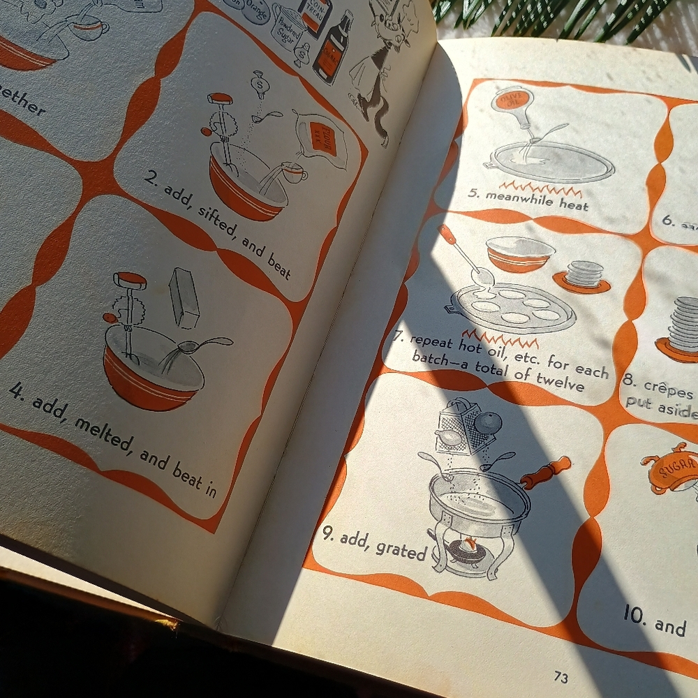 1950 Copy Of Wolf In Chef's Clothes Picture Cookbook W MCM Illustrations - Picture 6 of 12